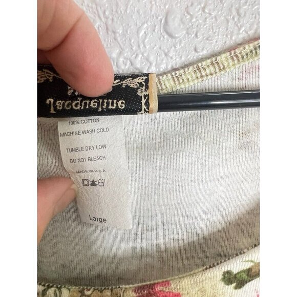 Romantic Y2K Dress Floral Large Blue Button Front Grunge Midi Cottagecore LOT - Picture 12 of 16